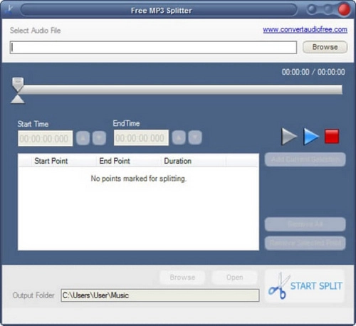 Free MP3 Splitter für Windows