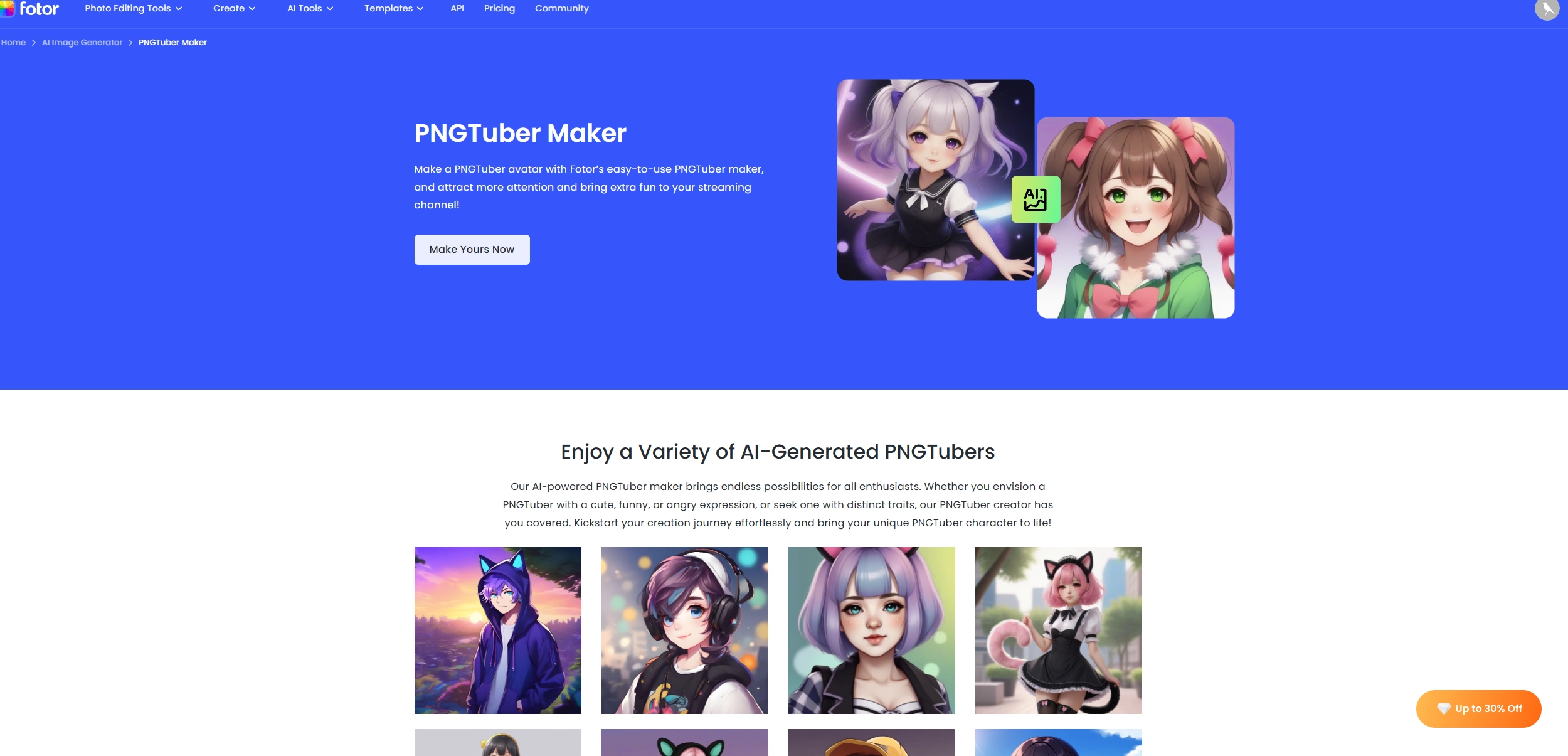 Free PNGTuber Maker Online Fotor