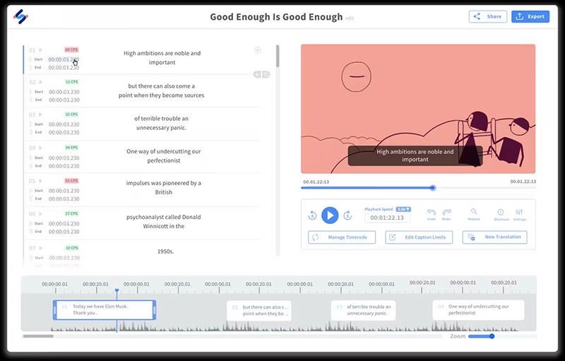 Free Subtitle Generator No Watermark Happy Scribe