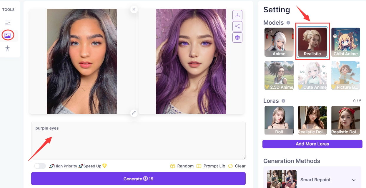 How to Generate AI Faces from Photo