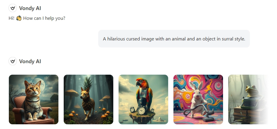 Funny Cursed Animal Images Made by AI
