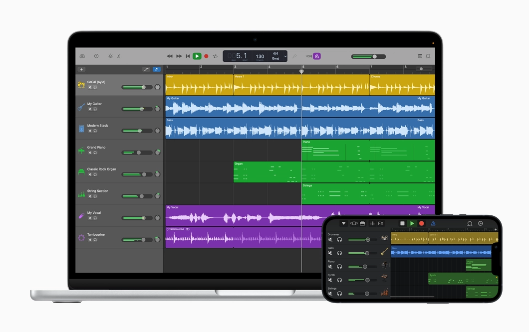GarageBand: macOS & iOS Podcast Editing Software