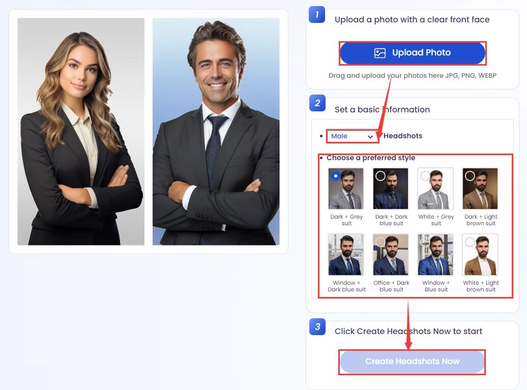 Generate Business Avatar AI Free