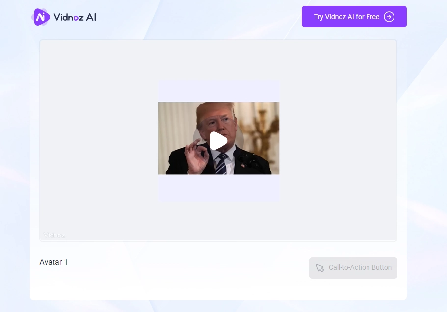 Generate Donald Trump Talking Avatar Video