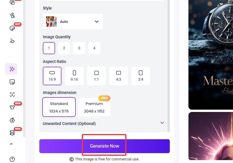 Generate Embroidery Pattern Now