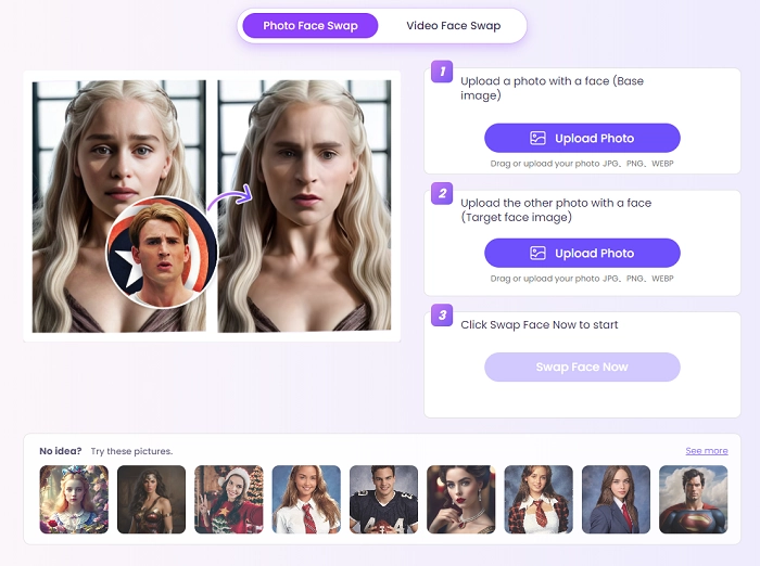 Get Snapchat Face Swap Without Limits With Vidnoz AI