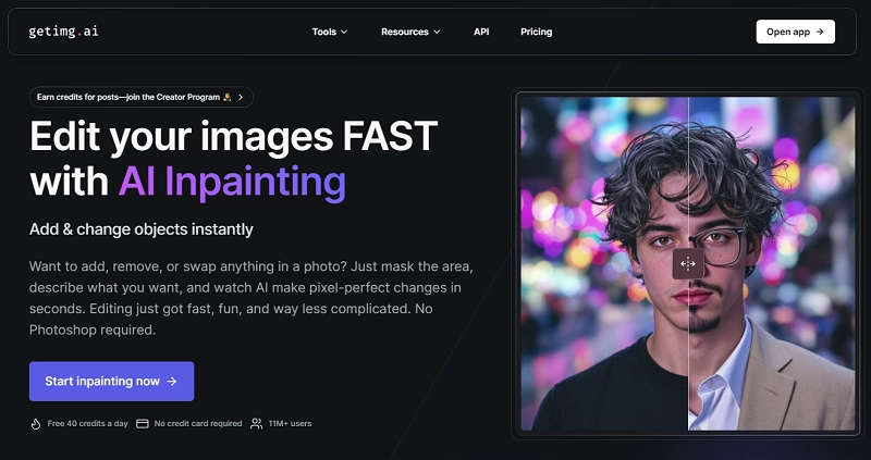 Getimg AI Image Inpainting
