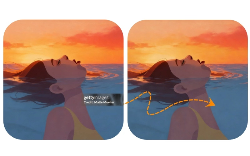 Getty Images Watermark Removal for Illustrations