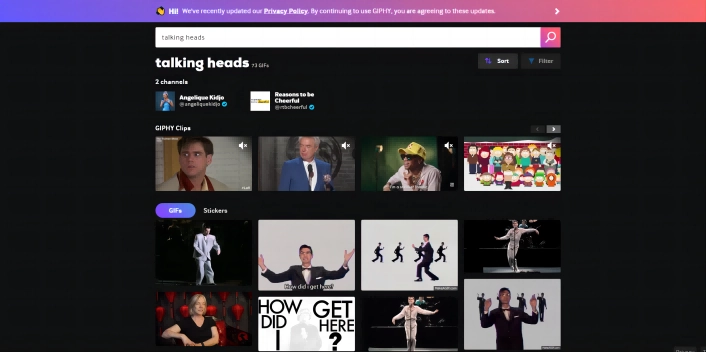 Giphy - Make Talking-heads GIFs with Ease