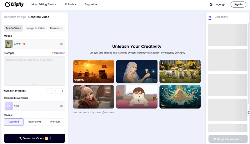 Goku AI Video Generator Alternative-Clipfly