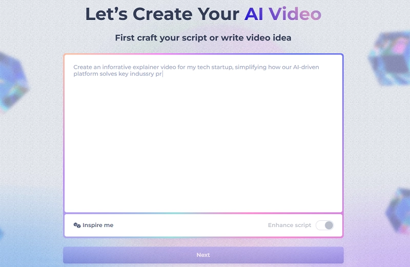 Goku AI Video Generator Alternative-Renderforest