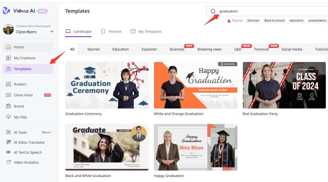 Graduation Video Templates