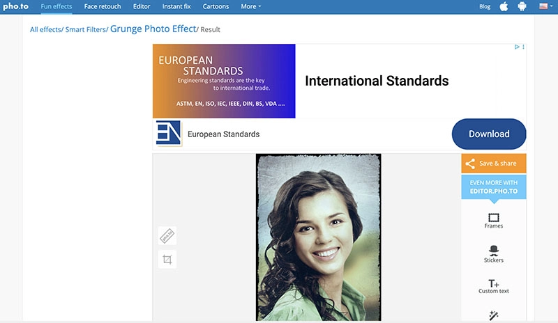 Grunge Effect Funny Photo Editing