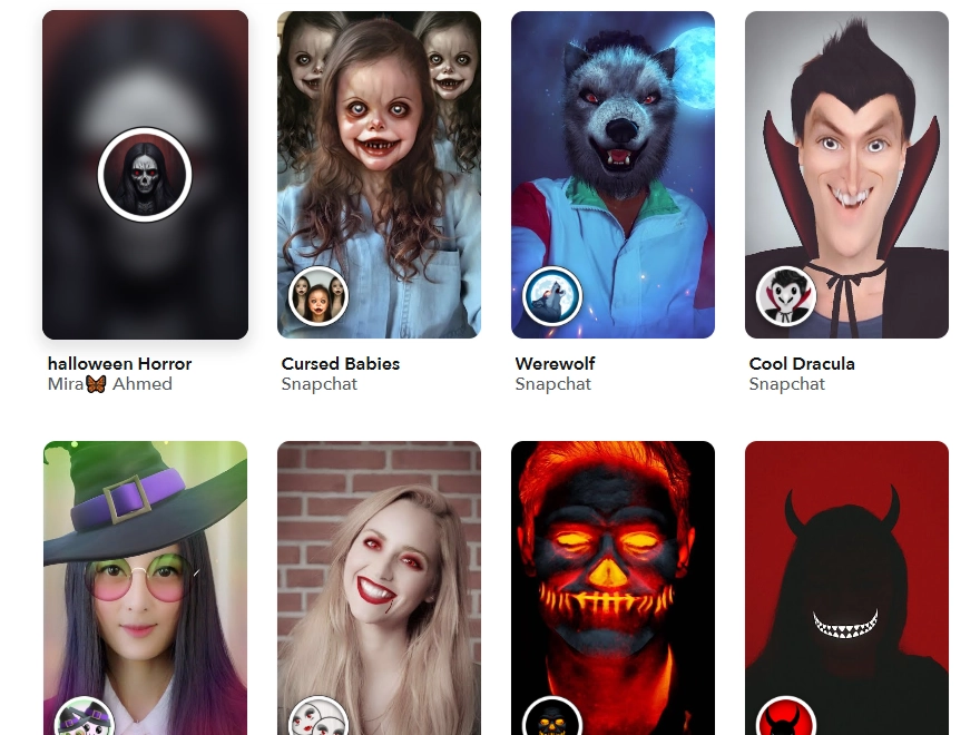 Halloween Camera Filters