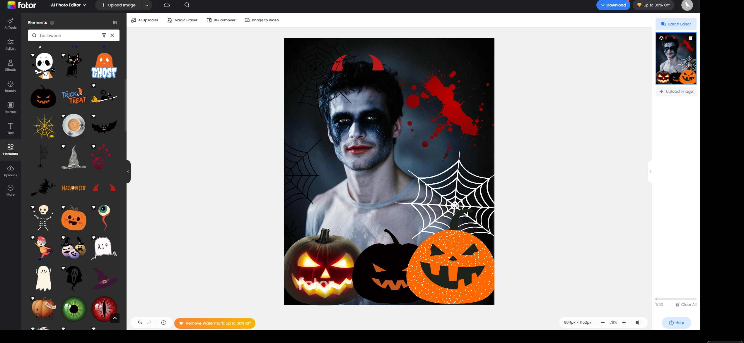 Halloween Photo Editor Fotor