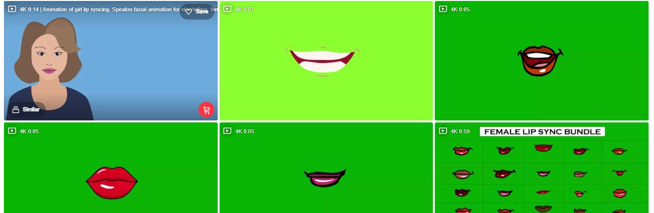 HD Mouth Movement Animations