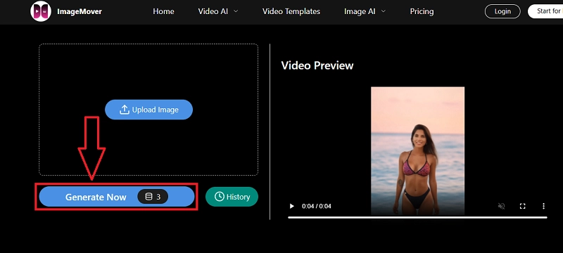 Hit “Generate Now” Button