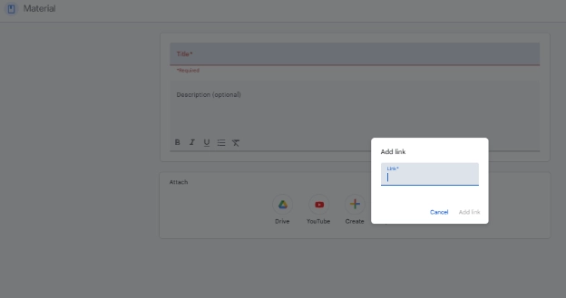 How To Add a Video In Google Classroom Using A Link