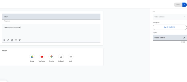 How To Add A Video On Google Classroom In 2025
