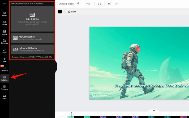 How to Add Lyrics to Video - Subtitles Feature
