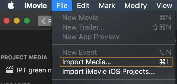 How to Add Photo to Video Mac Import Media