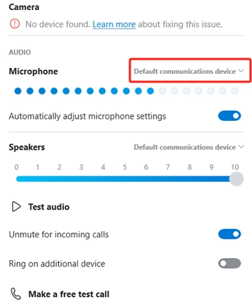 how to change voice in skype