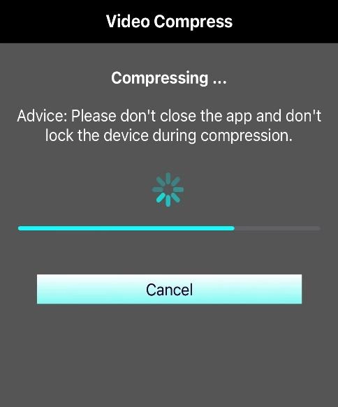 How to Compress a Video on iPhone - Step 2