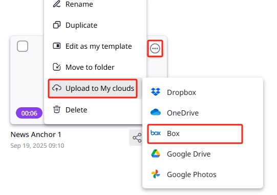 How to Connect Box with Vidnoz to Sync Your Media-3