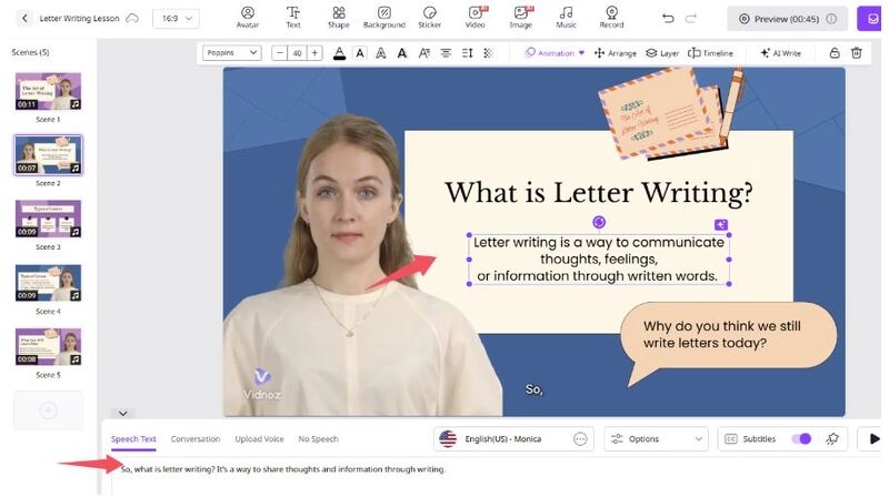 How to Create a Lesson Plan Video with AI - Step 3