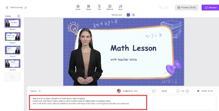 How to Create AI Teaching Videos for Free in Minutes - Step 4