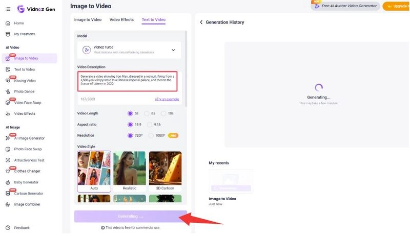How to Create an AI Time Traveler Video – Step 3