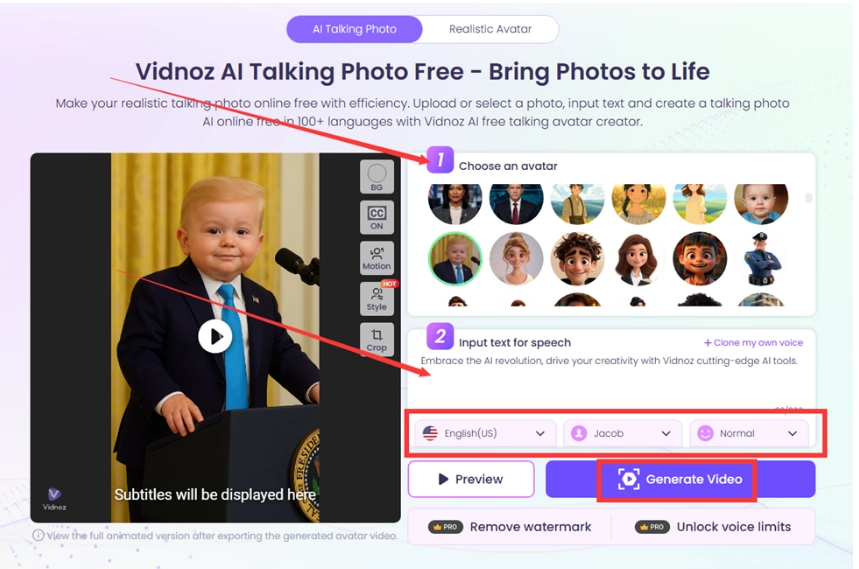 How to Create Podcast Clips With Vidnoz AI
