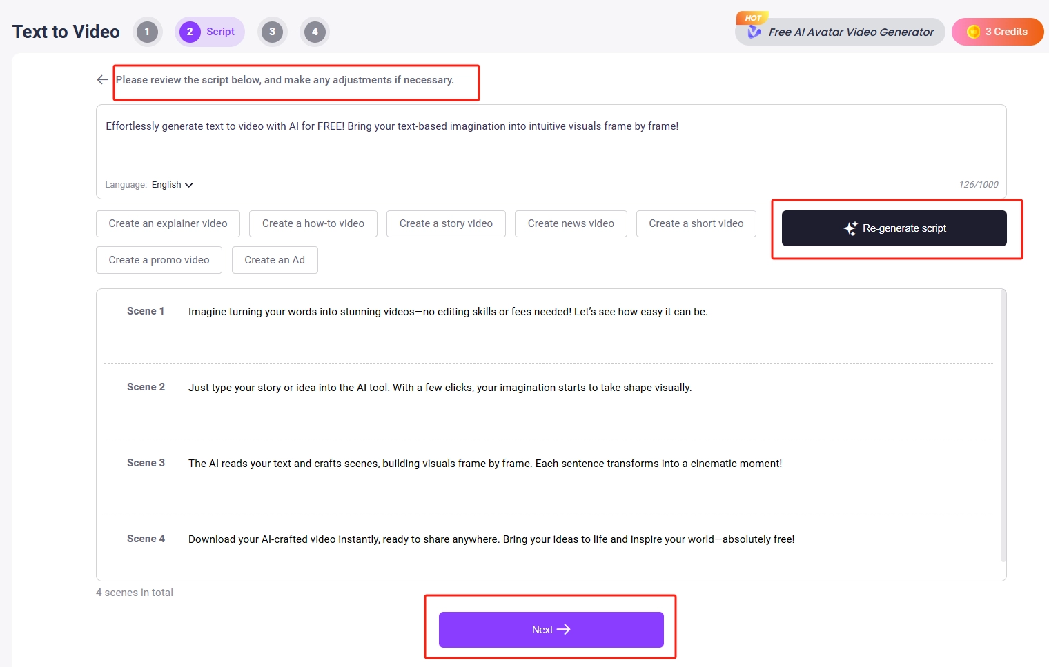 How to Create Video from Text on Vidnoz - 3