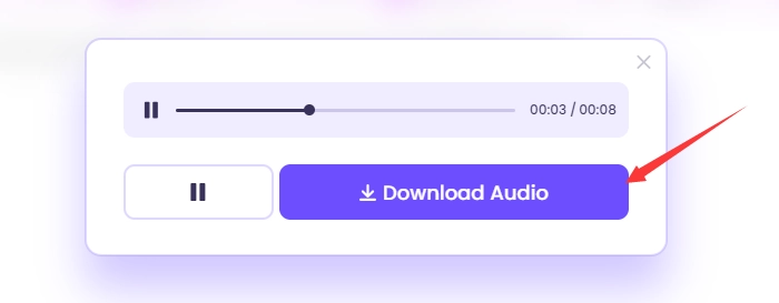How to Download Vidnoz AI Generated AI Voice
