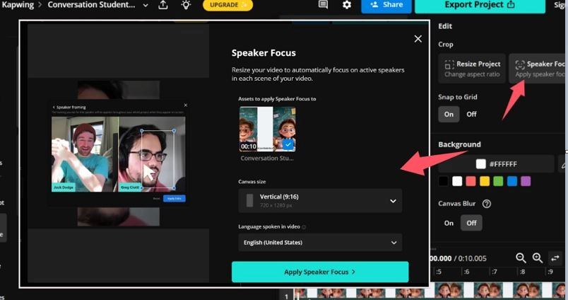How to Dub YouTube Videos Using Kapwing - Step 4