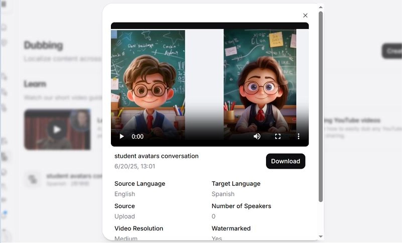 How to Dub YouTube Videos with Elevenlabs - Step 4