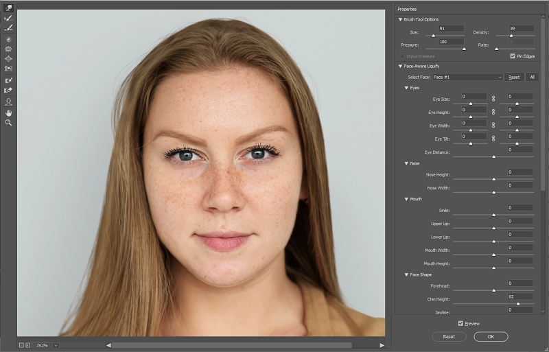 How to Fix Face Asymmetry on Photoshop