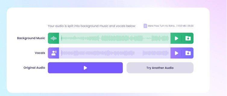How to Get Acapella from a Song Vidnoz 2