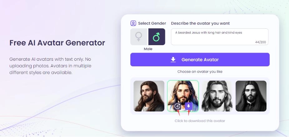 How to Get AI Generated Jesus Images from Text - Step 5