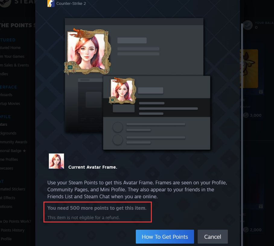 How to Get Steam Avatar Frames Step 3