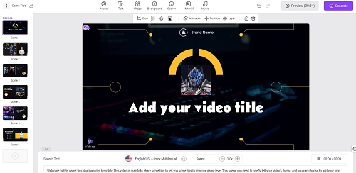 How to Make an Optimus Prime AI Video With Vidnoz AI