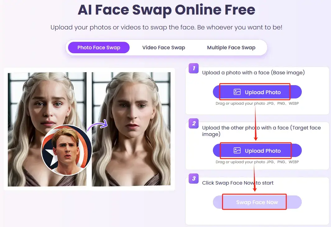 How to Make Your Own Dnd Character Avatar Through Vidnoz AI Photo Face Swap