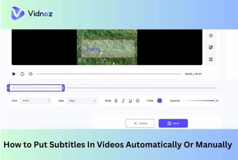 2 Ways on How to Put Subtitles In Videos Automatically or Manually