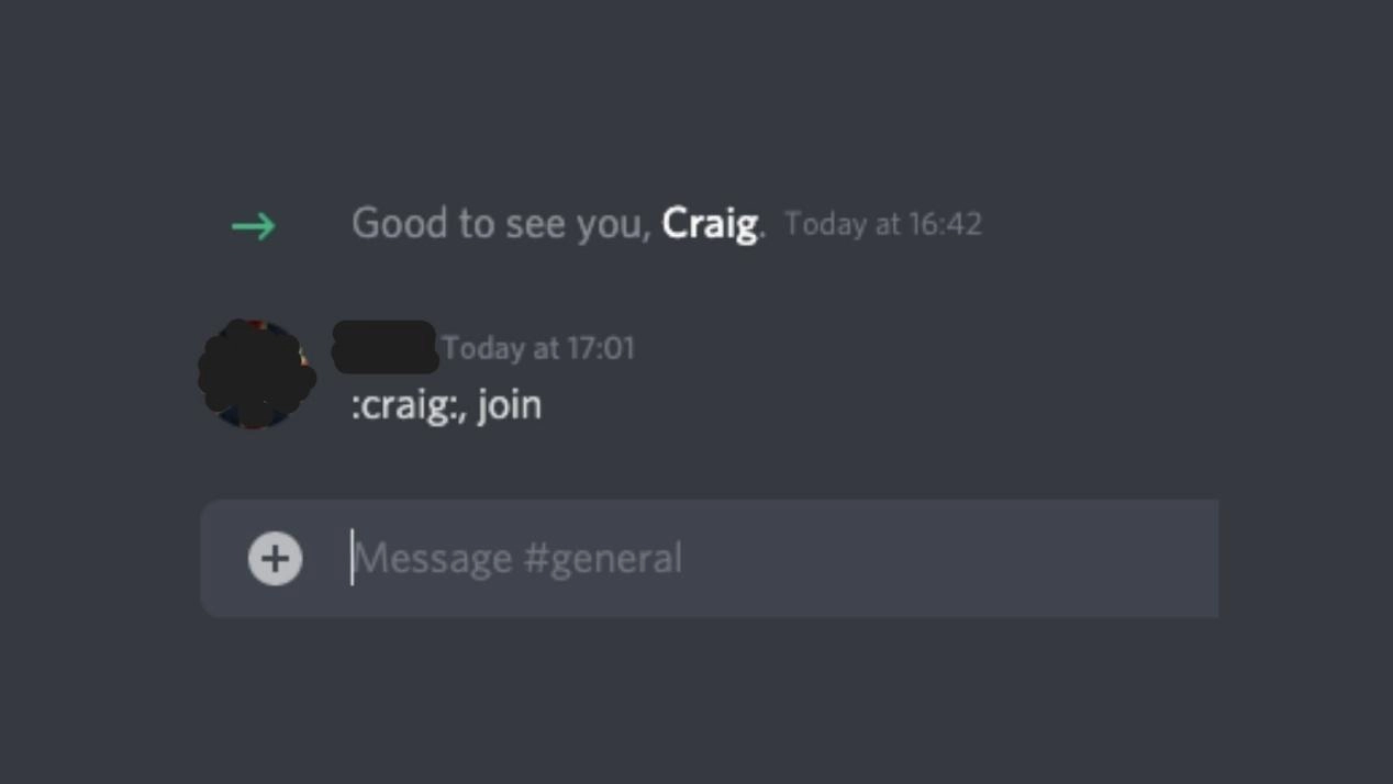 How to Record Discord Calls with Craig - Step 2