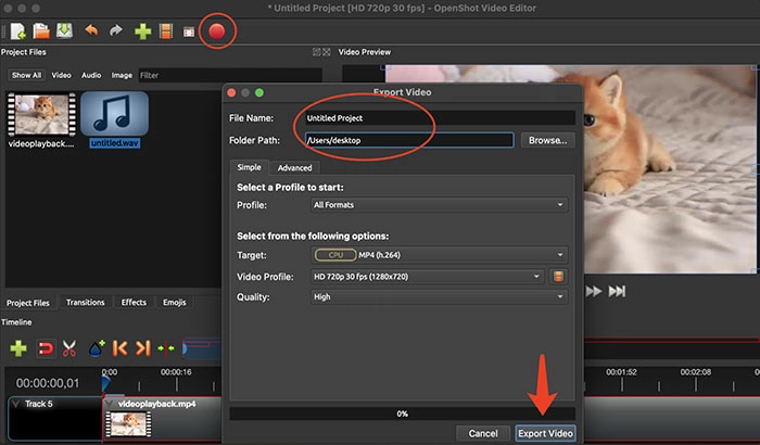 How to Record Good Audio without a Microphone Export File