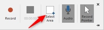 Select Area to Record
