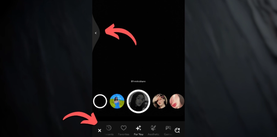 How to Remove a Snapchat Filter Before Taking the Snap Step 2