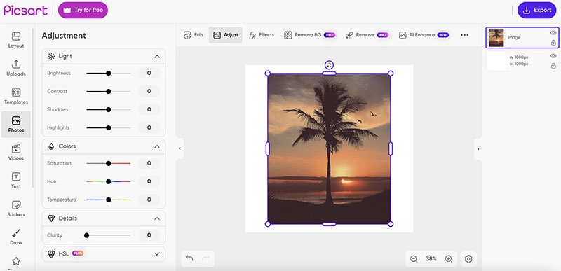 How to Remove Glare from Photo Picsart
