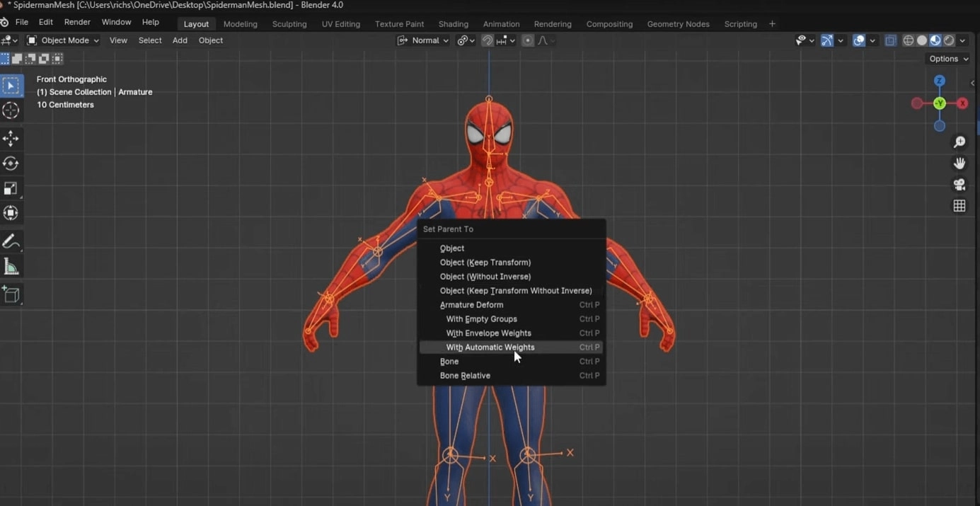 How to Rigging in Blender for CGI Video