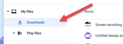 Screen Recordings Saved on Chromebook